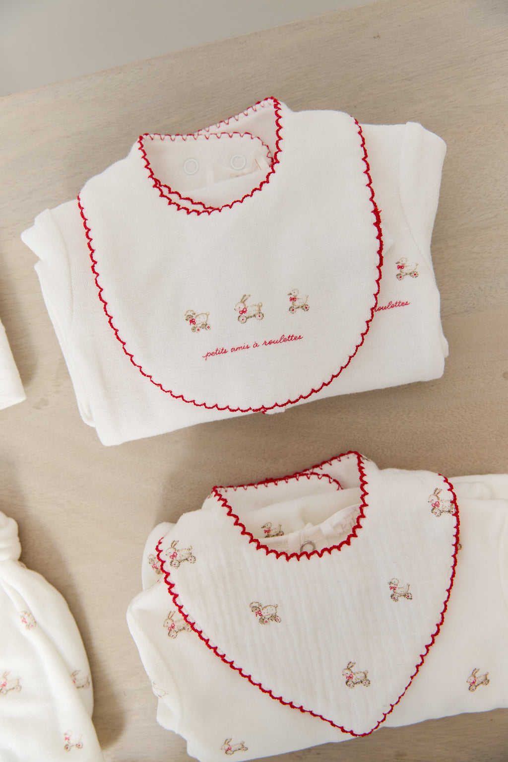 Petits Amis Terry Bib - Red