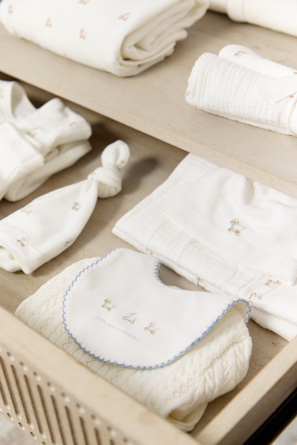 Petits Amis Terry Bib - Blue