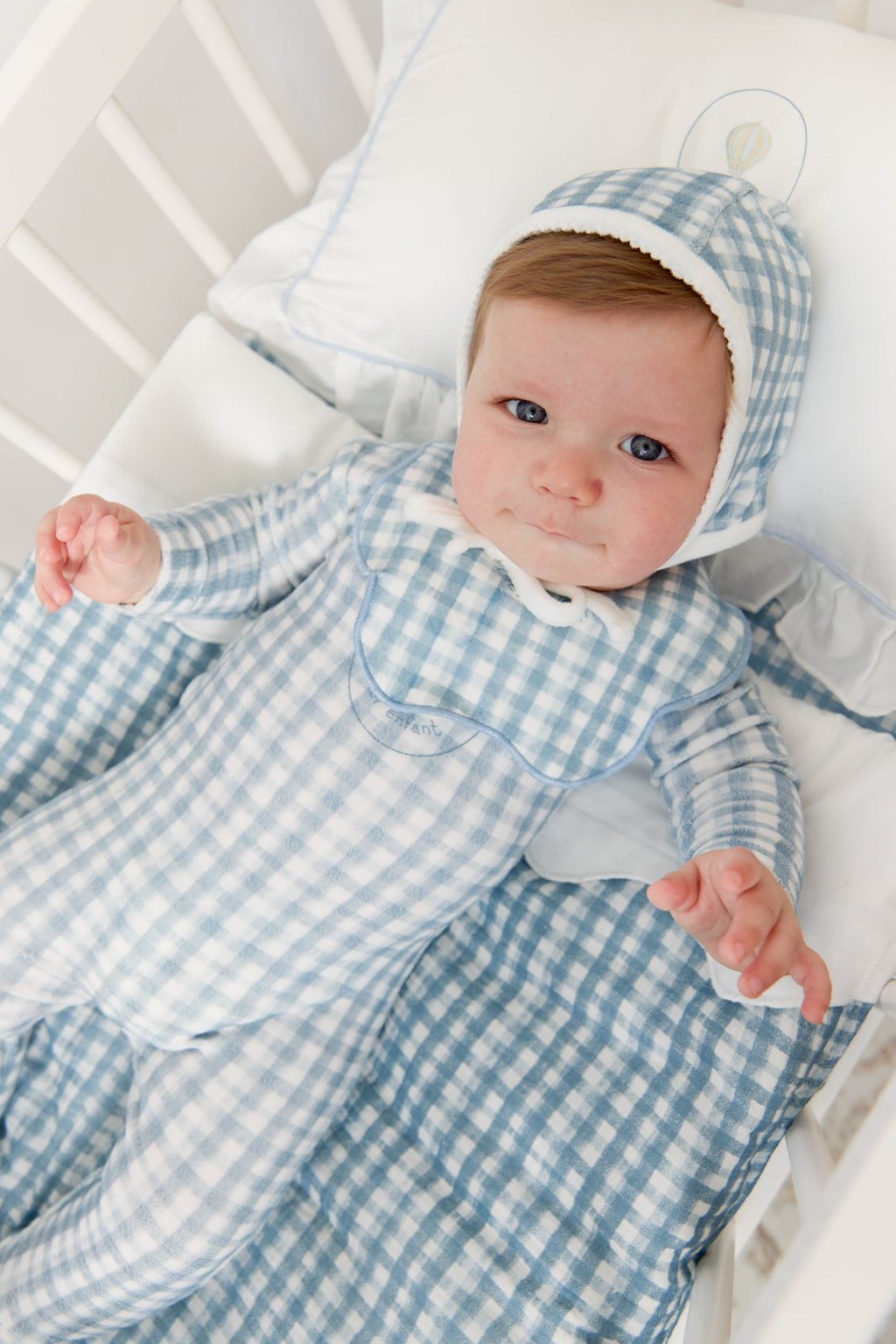 Ciel Enfant Mini 4PC Crib Set - Blue