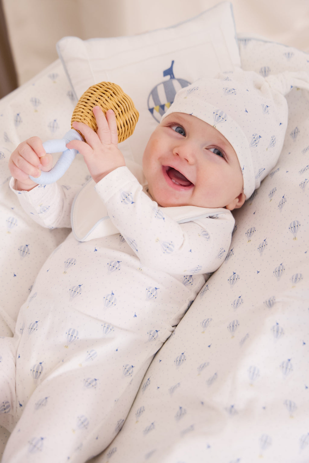 Up & Away Footie 3PC Set - Blue