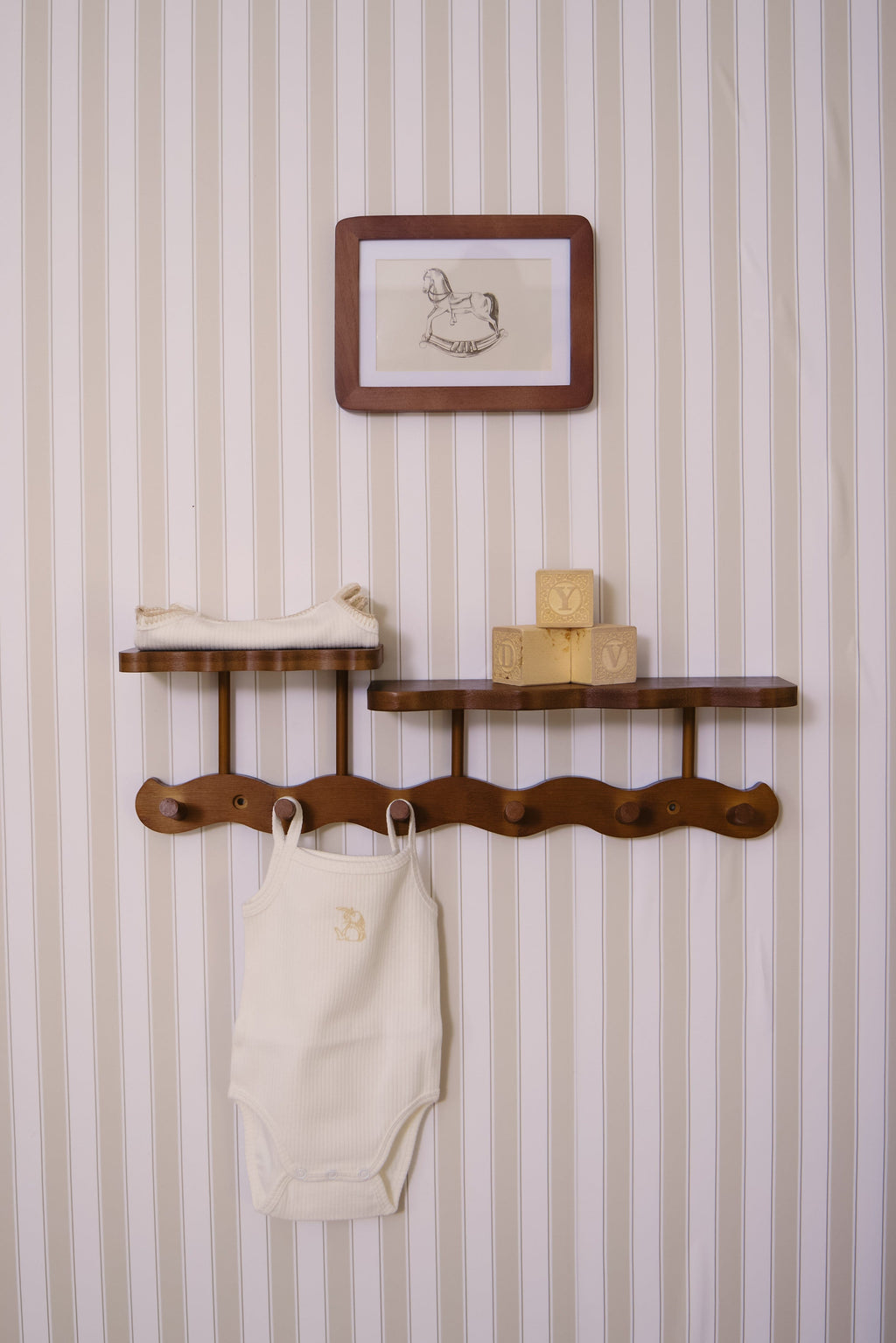 Toile Onesies Set of 2 - Stone