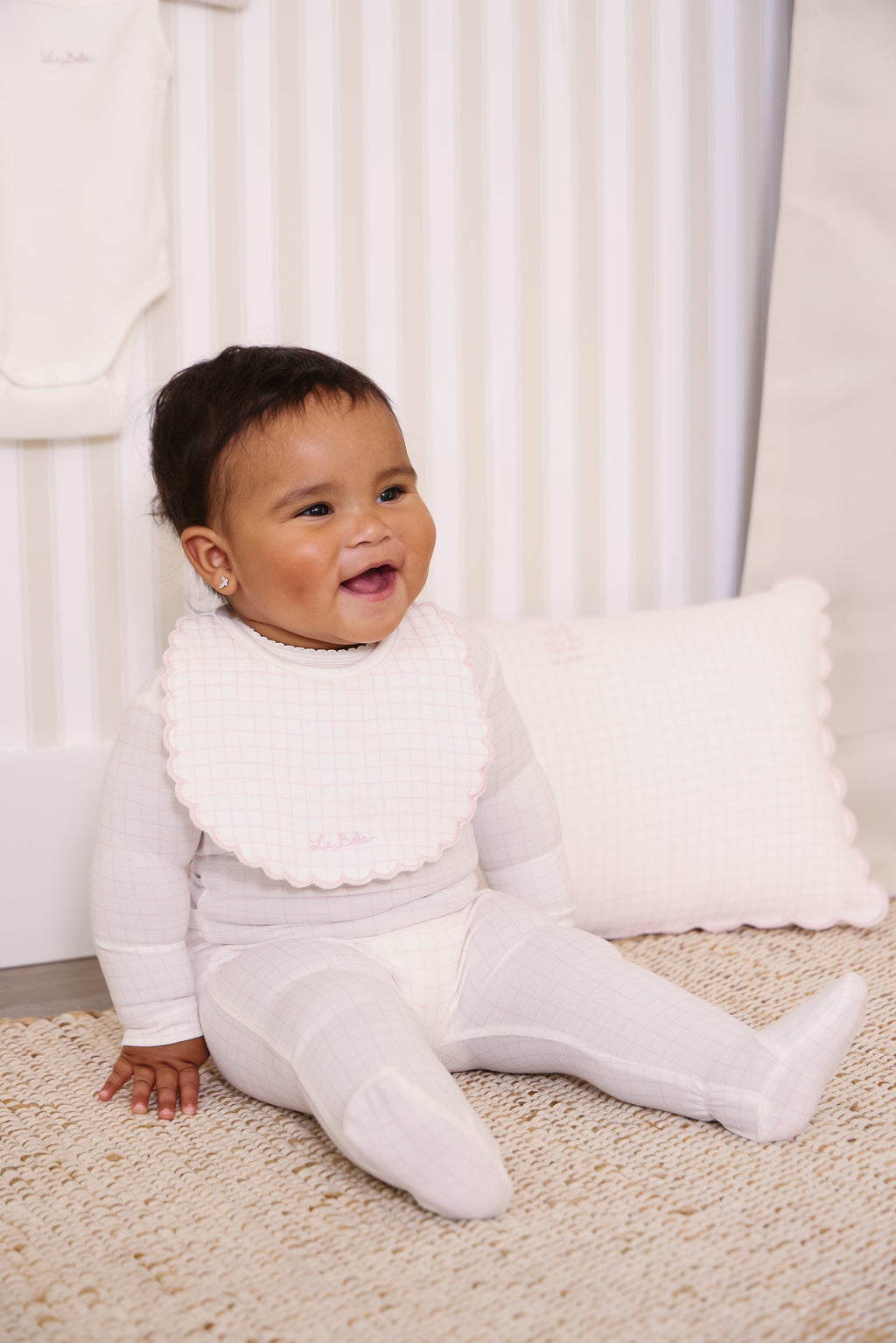 Teddy Au Pane Bib - Pink