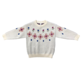 Girls Knit Sweater in Tulip Intarsia