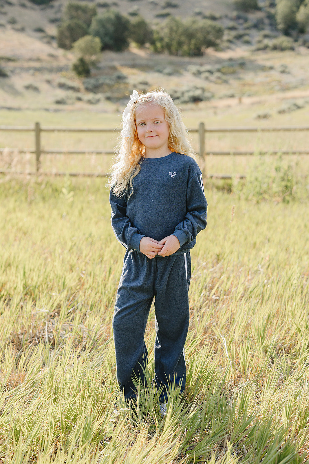 Navy Terry Cloth Tracksuit