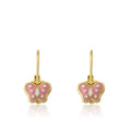 Polka Dot Butterfly Earring