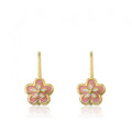 Pink Flower Earring