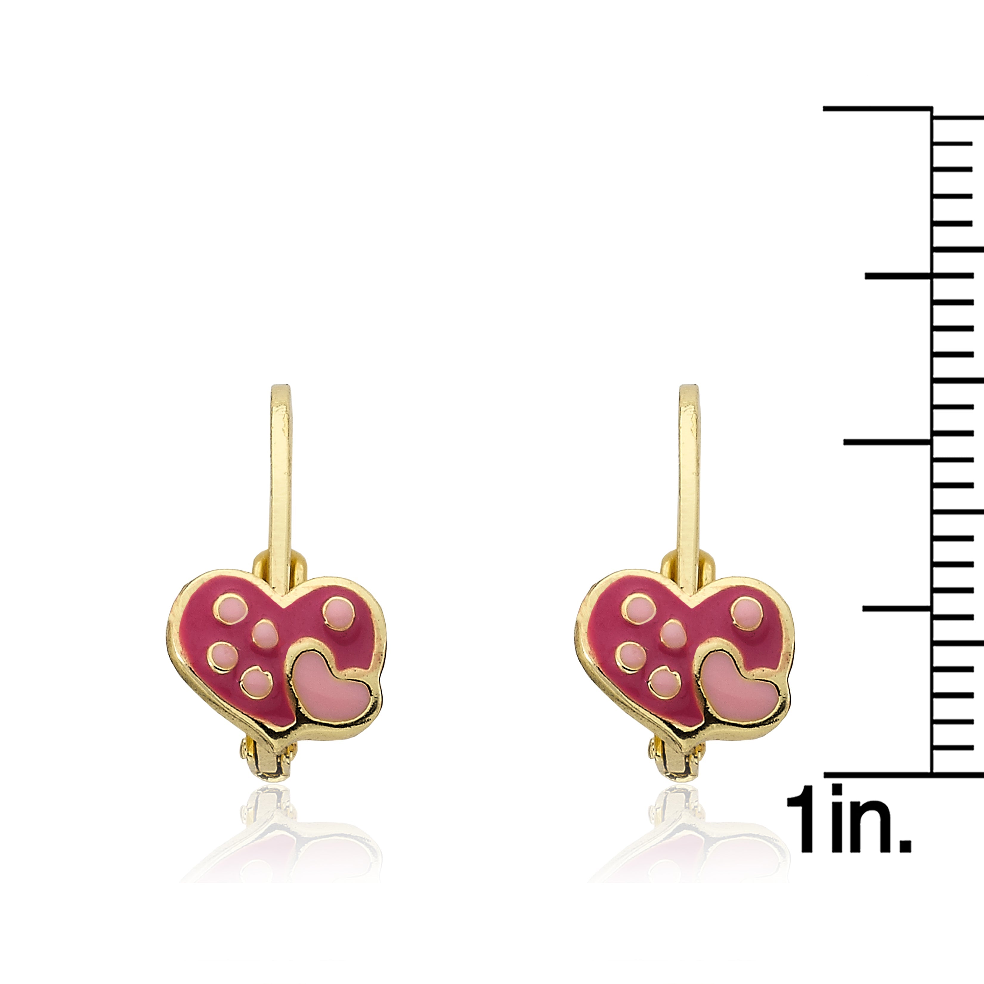 Heart in Heart Earring