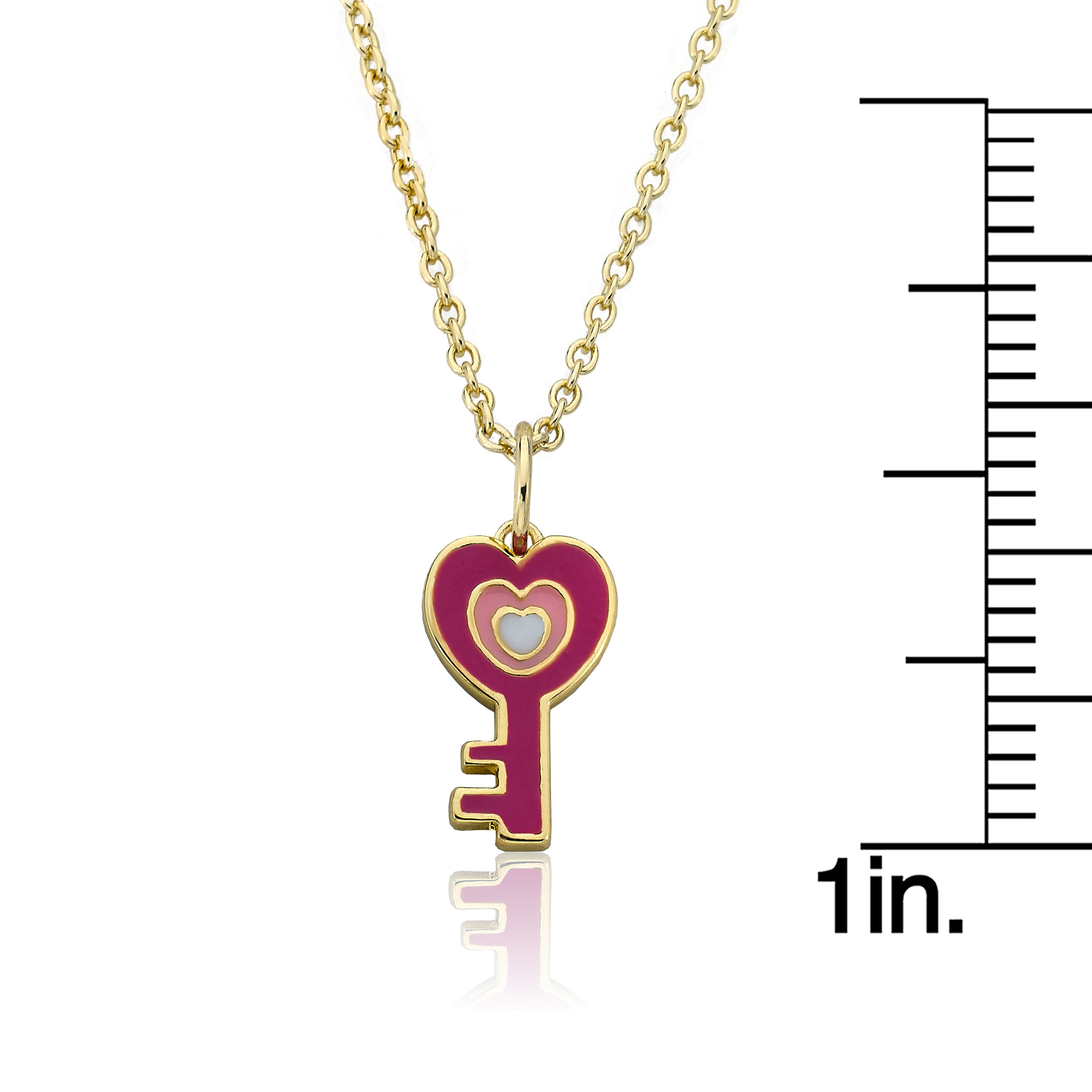 Key Heart Necklace
