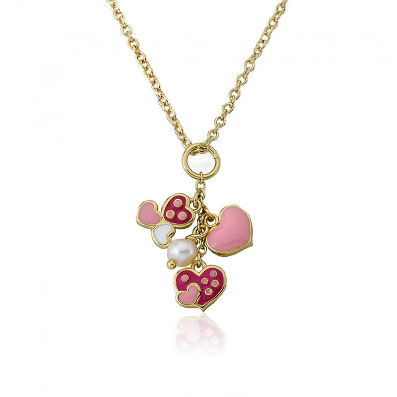 Cute Heart Cluster Necklace