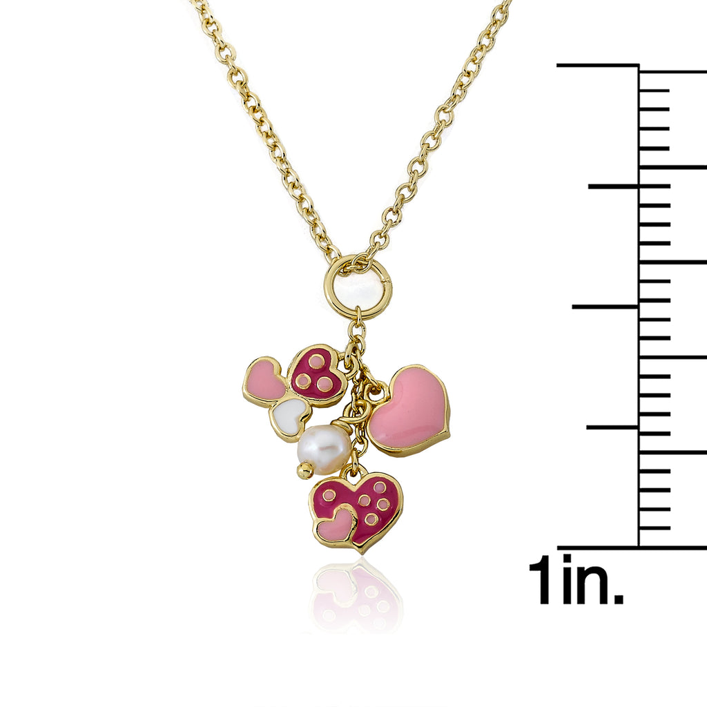 Cute Heart Cluster Necklace