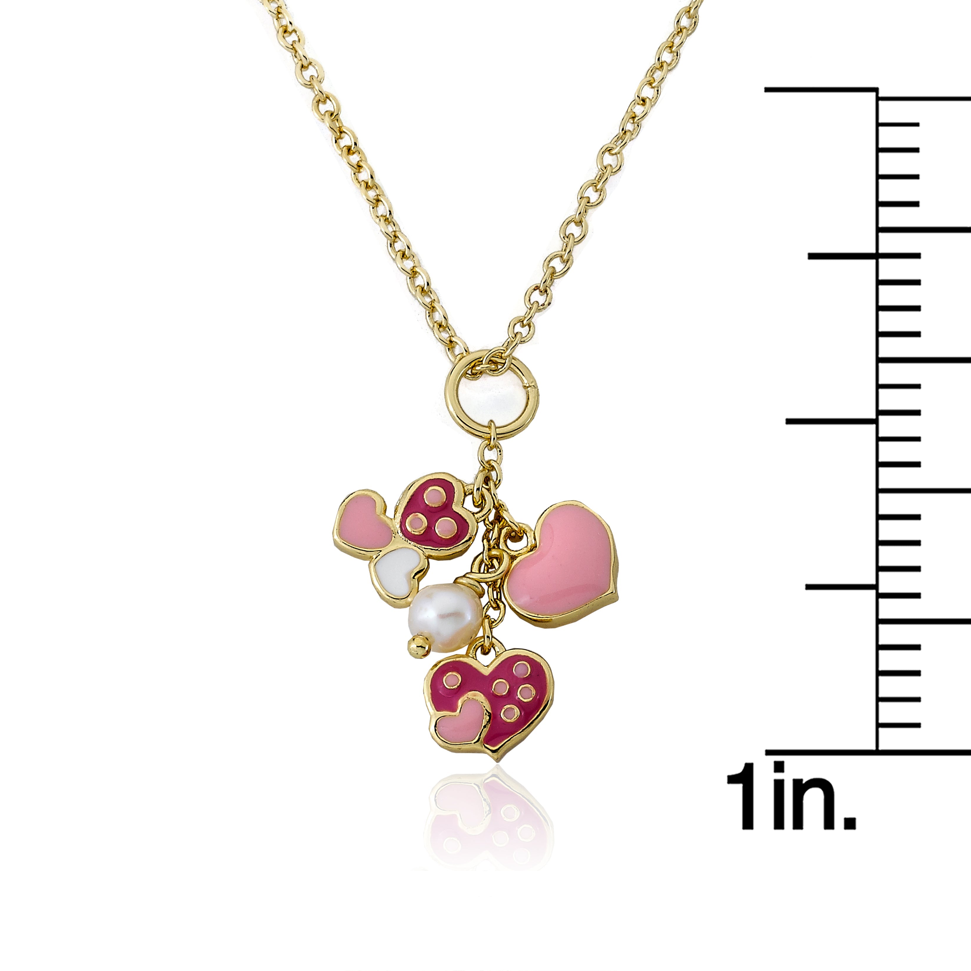 Cute Heart Cluster Necklace