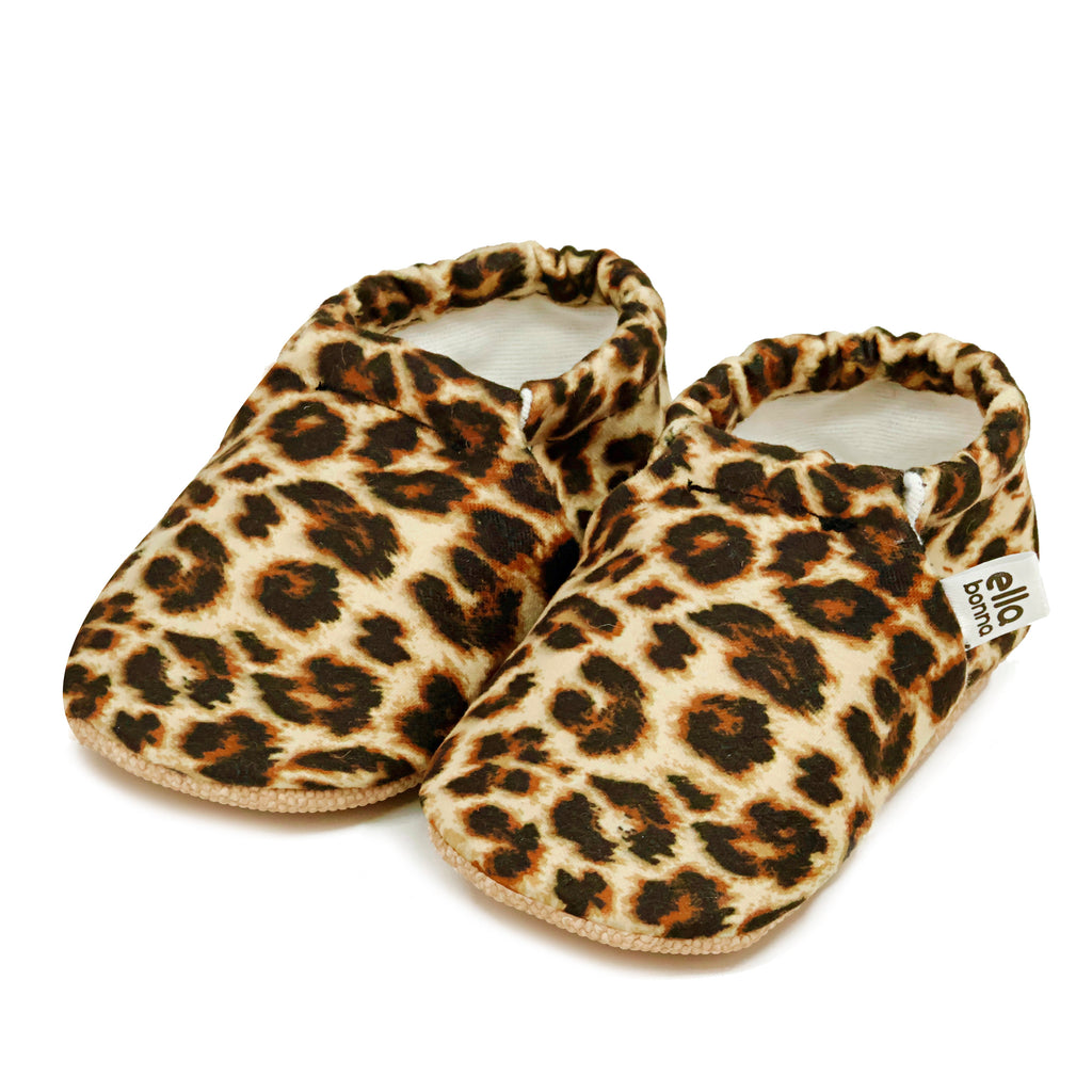 Leopard Soft Sole Baby Moccasins