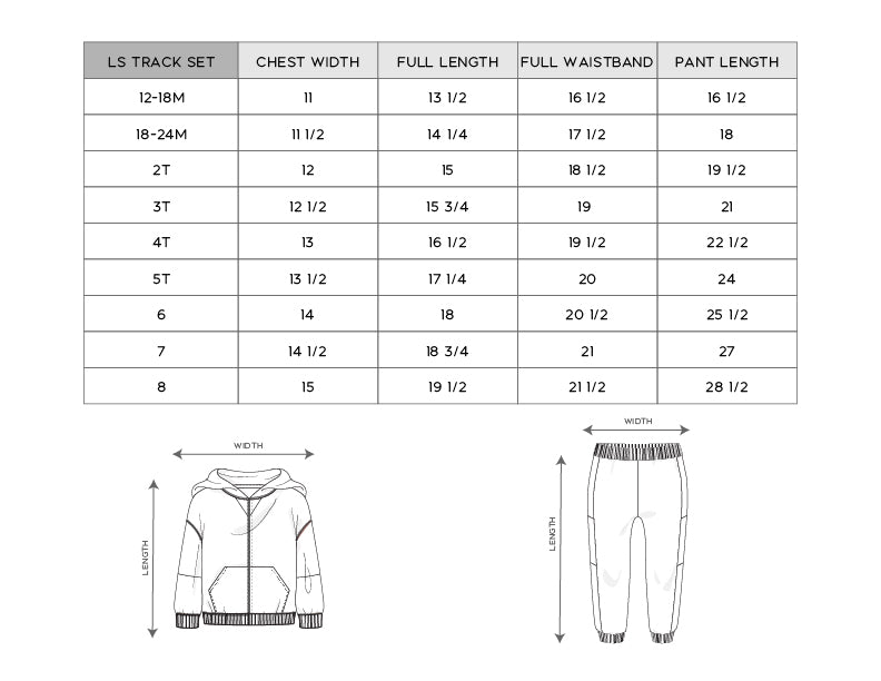 Boy's Long Sleeve Track Set