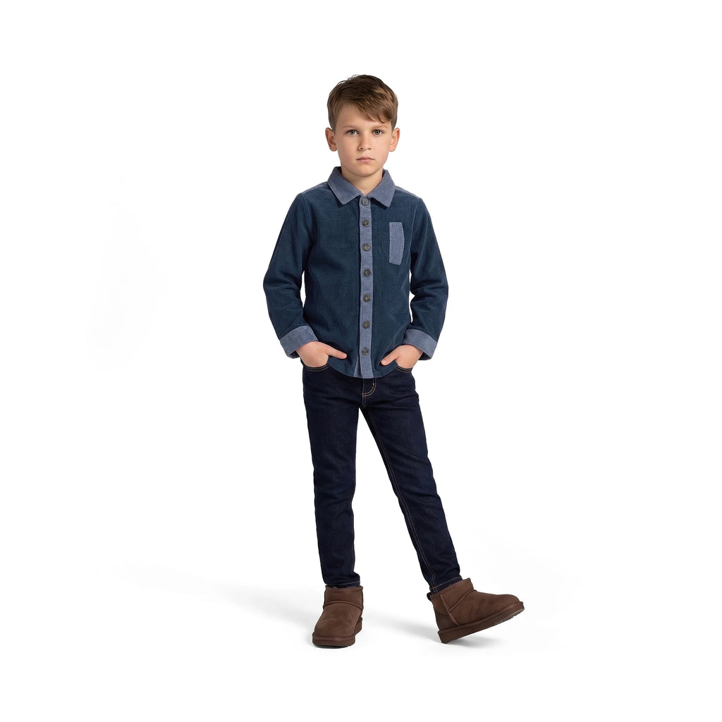 Blue Corduroy Shirt