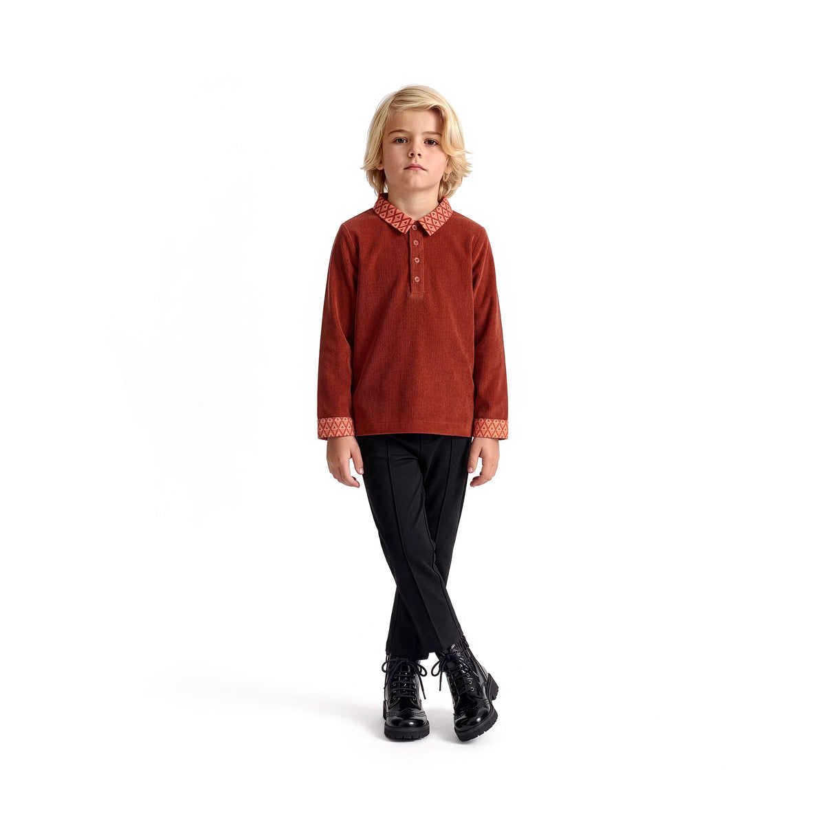 Corduroy Geometric Shirt