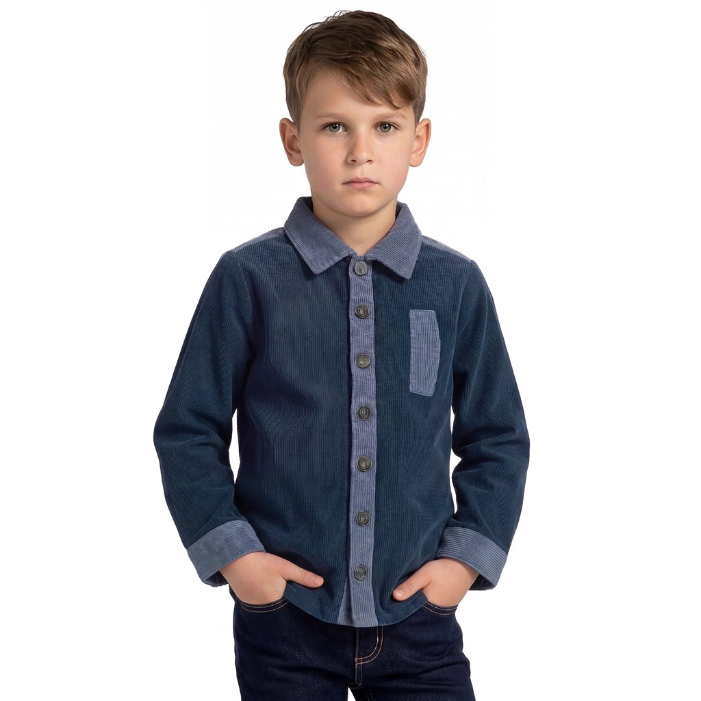 Blue Corduroy Shirt