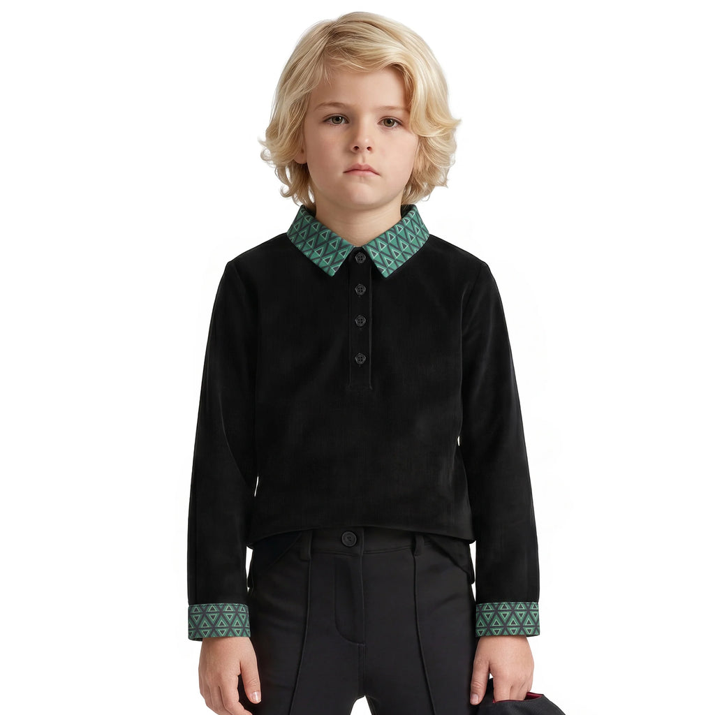 Corduroy Geometric Shirt