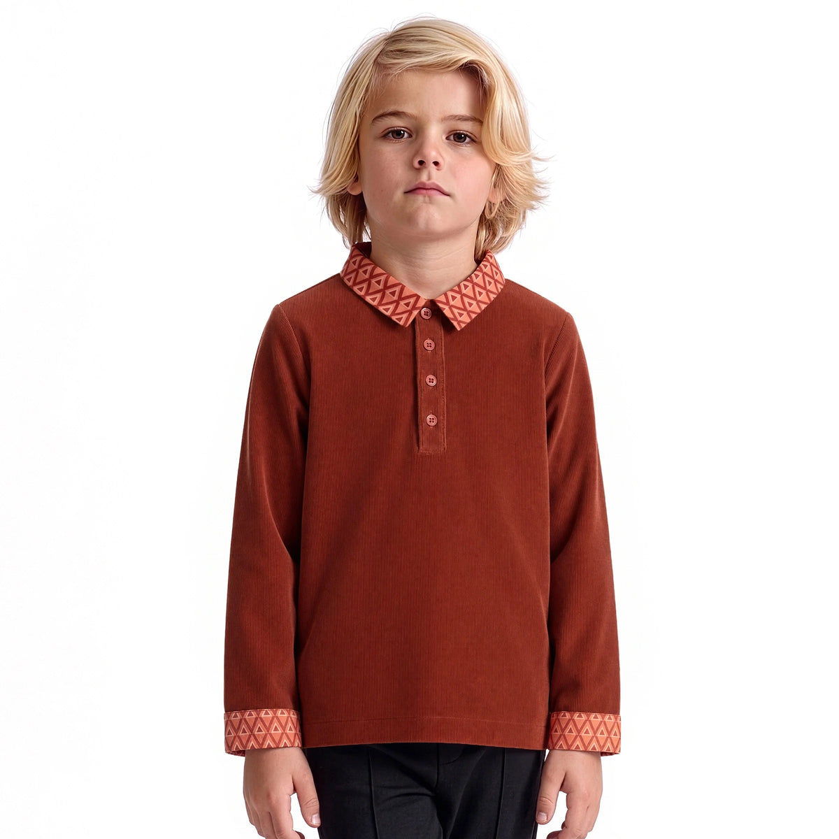 Corduroy Geometric Shirt