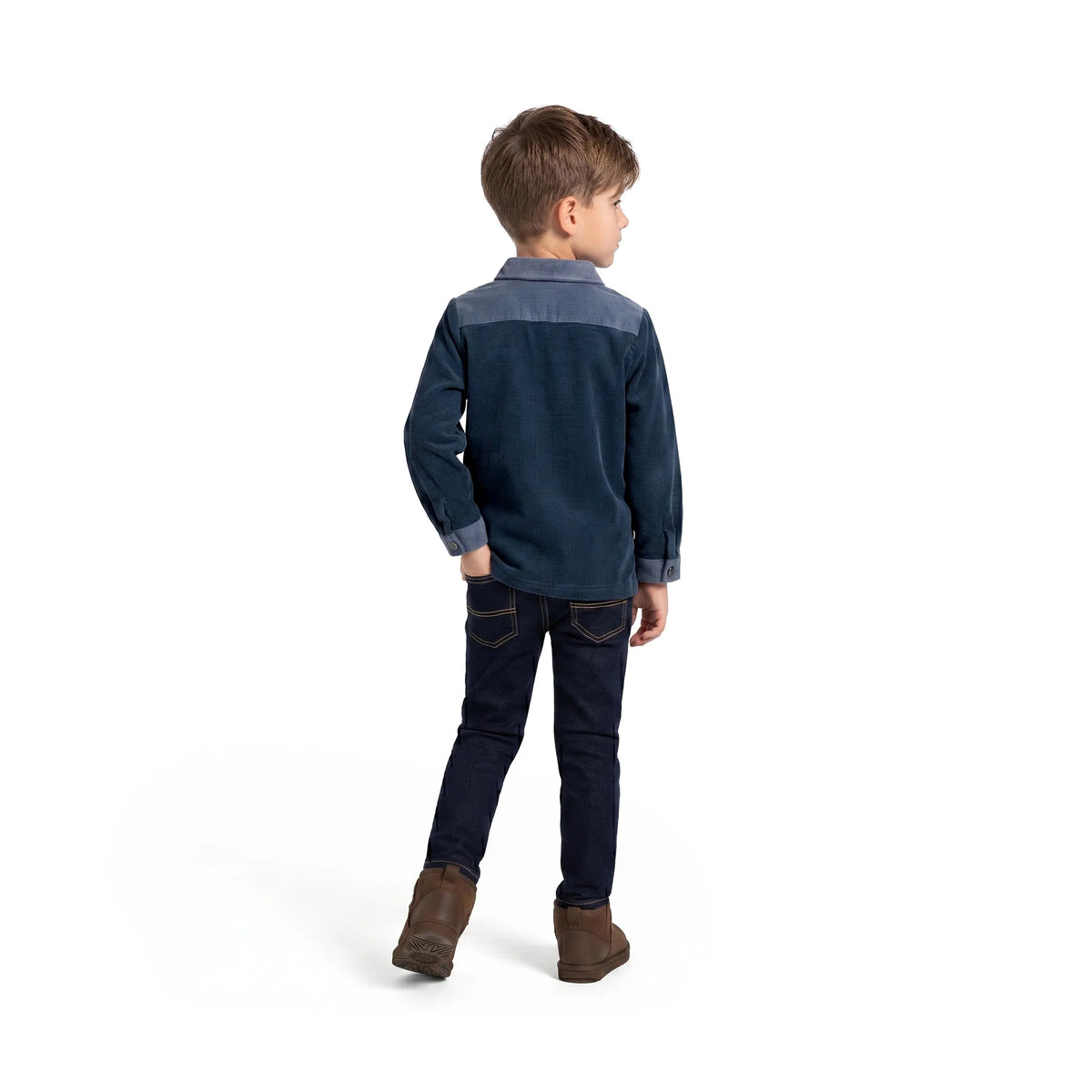 Blue Corduroy Shirt