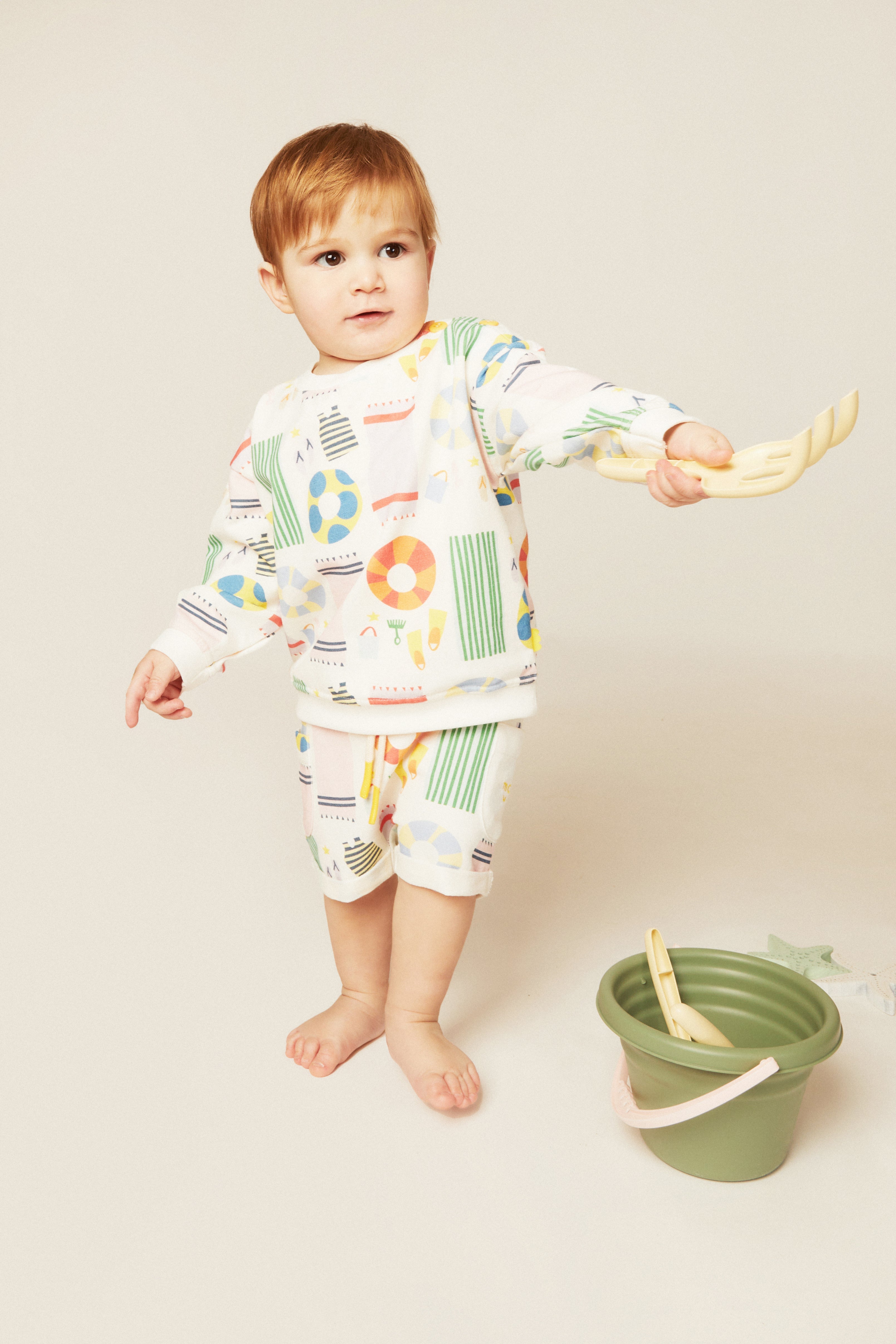 Recycled Cotton Beach Baby Sweatshirt