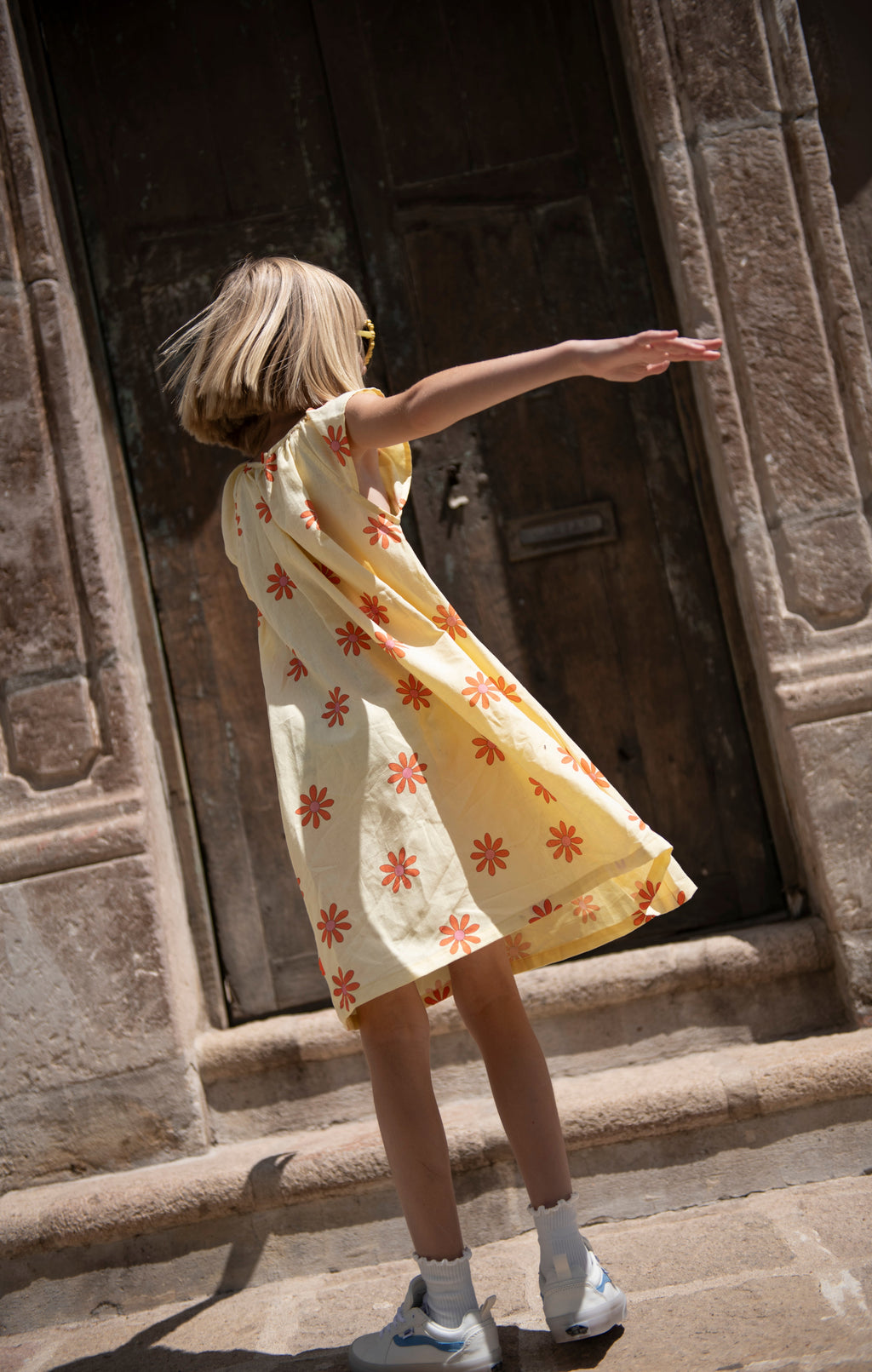 Flower Power Linen Dress