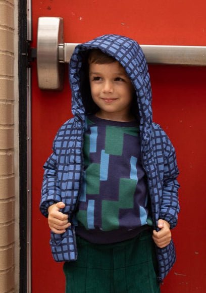 Blue Grid  Puffer