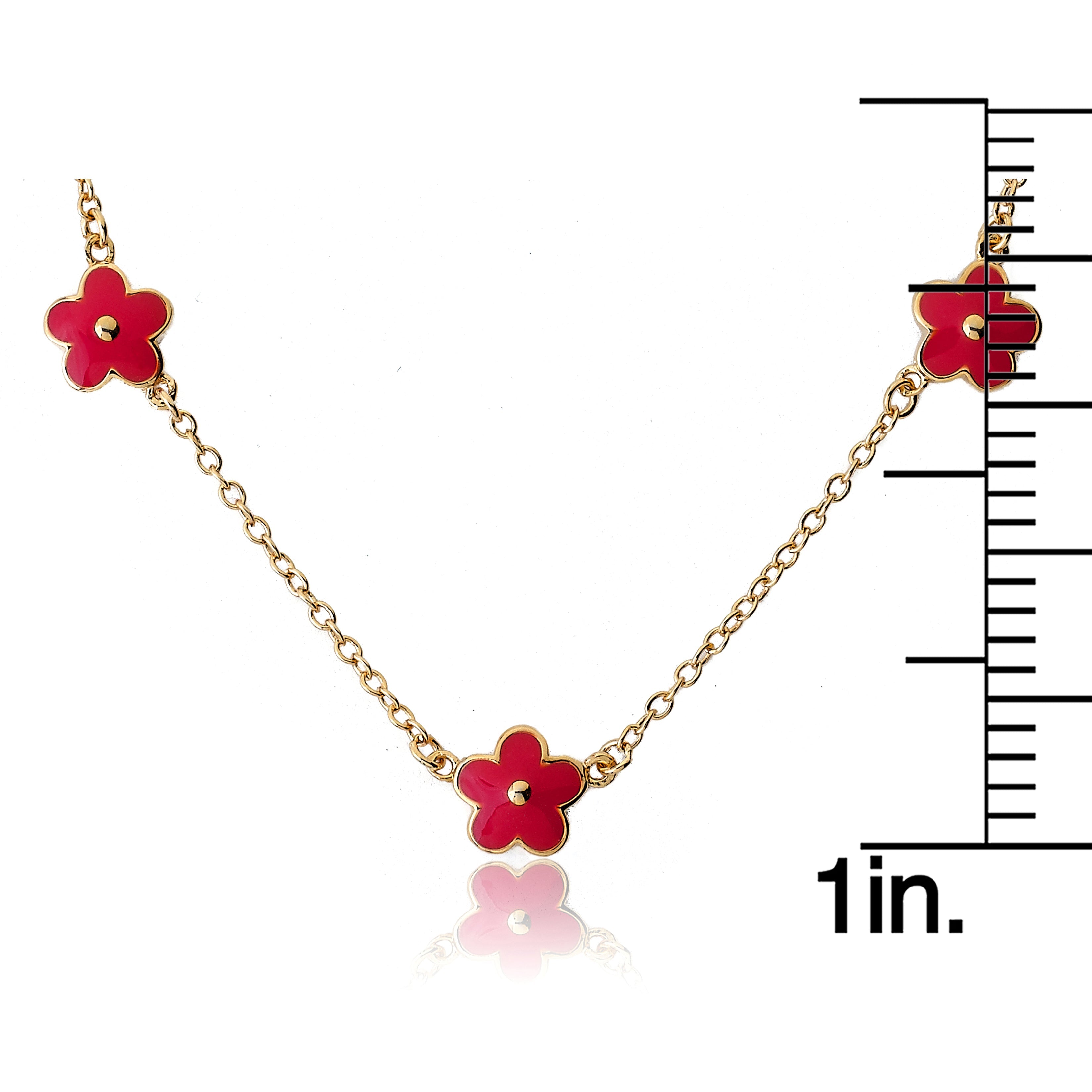 Triple Flower Necklace