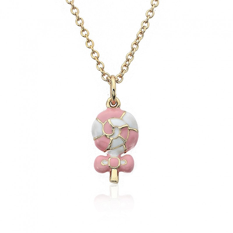 Swirl Lollipop Necklace