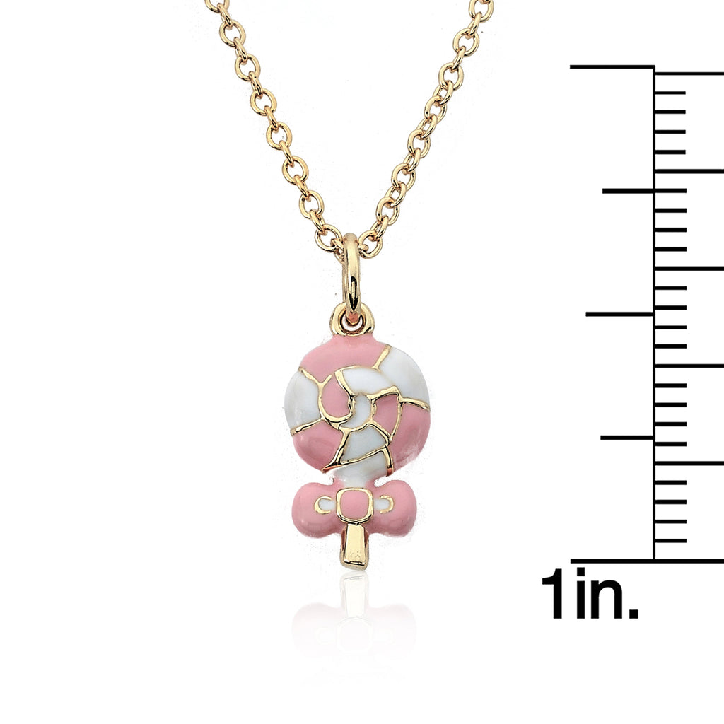 Swirl Lollipop Necklace