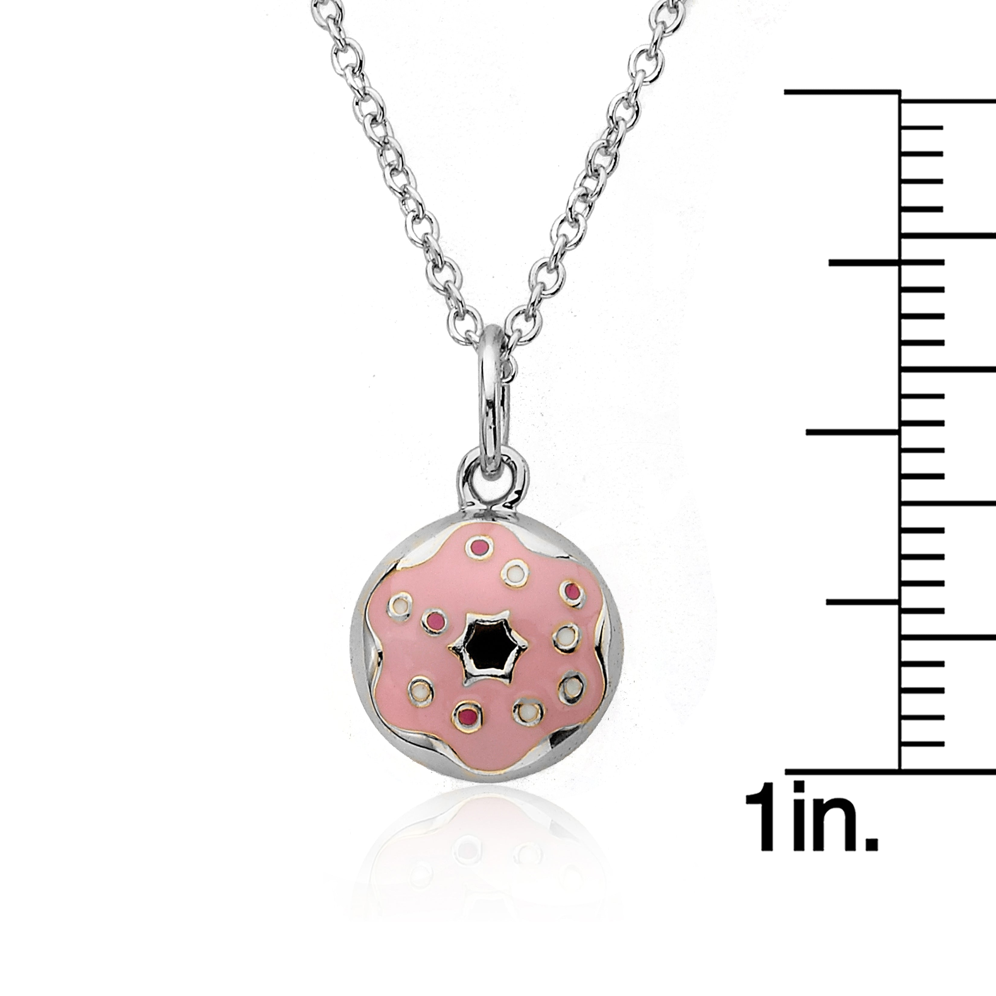Donut Pendant Necklace