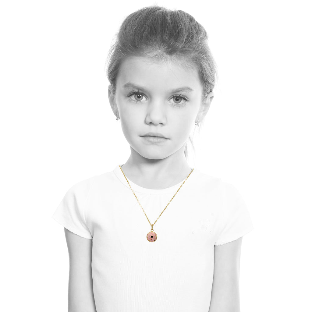 Donut Pendant Necklace