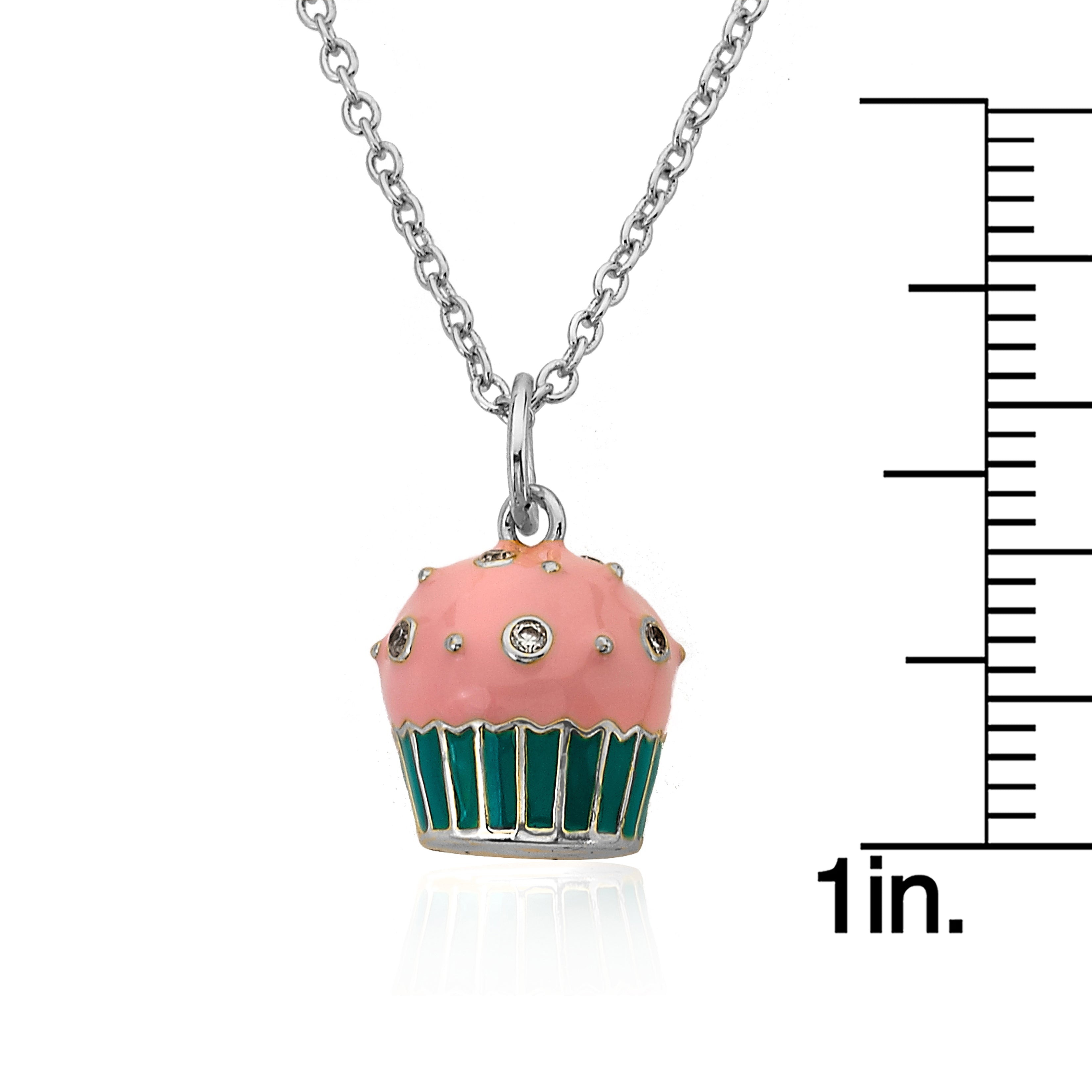 Cupcake Pendant Chain Necklace