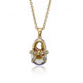 SHOEBSESSED Bow Baby Shoe Necklace