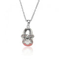 SHOEBSESSED Bow Baby Shoe Necklace