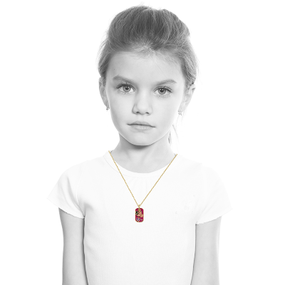 Girl's ID Butterfly Necklace
