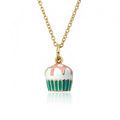 Vanilla Cupcake Pendant Necklace