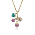 Crystal Cluster Chain Necklace
