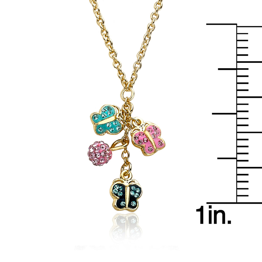 Shine Bright Butterfly Dangle Necklace