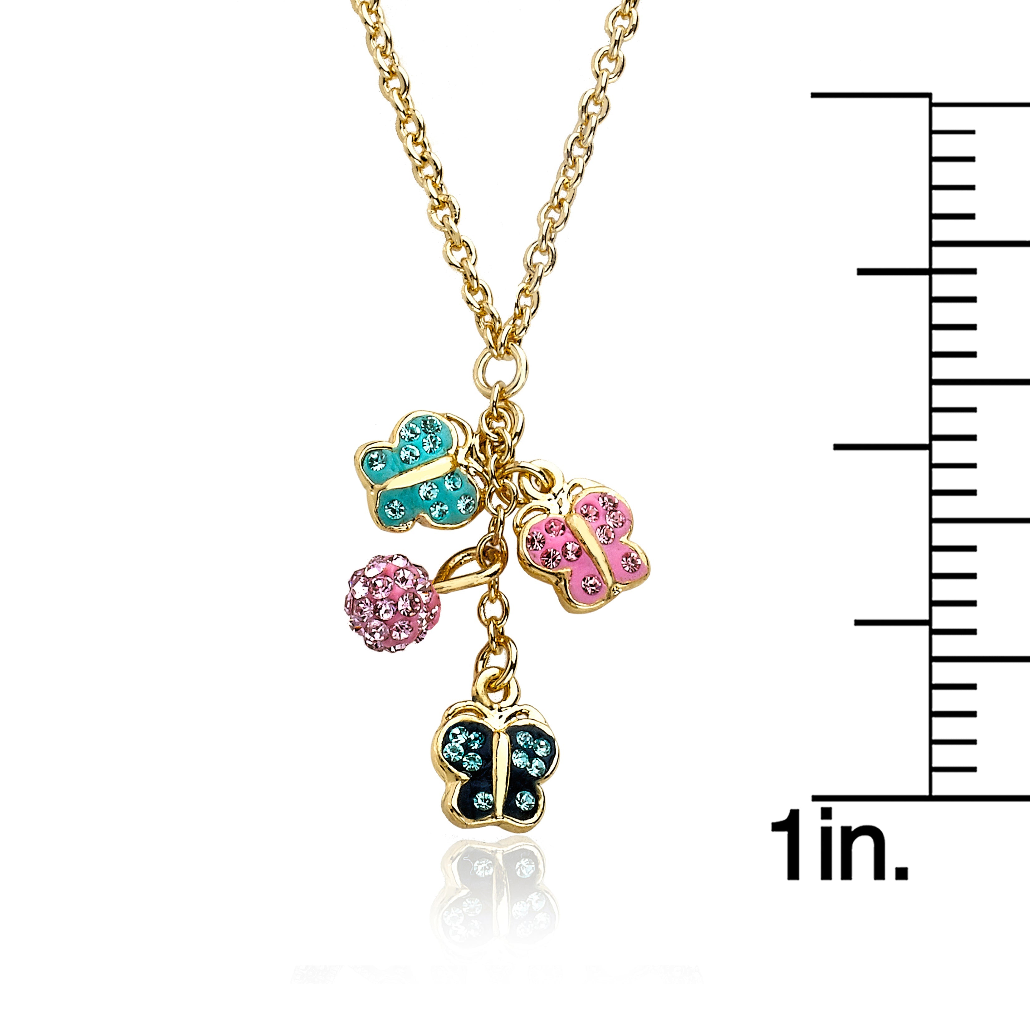Shine Bright Butterfly Dangle Necklace