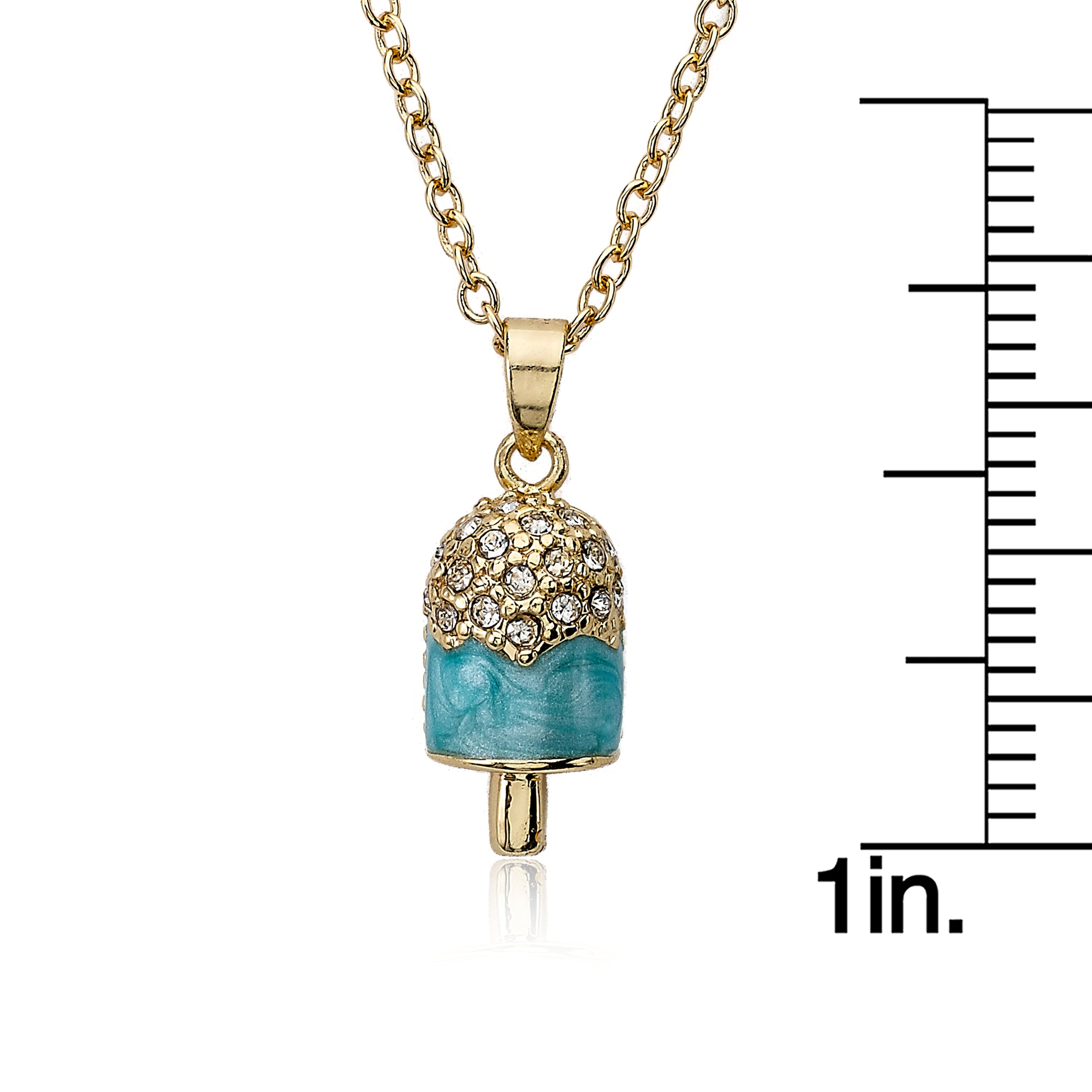 Crystal Ice Cream Necklace