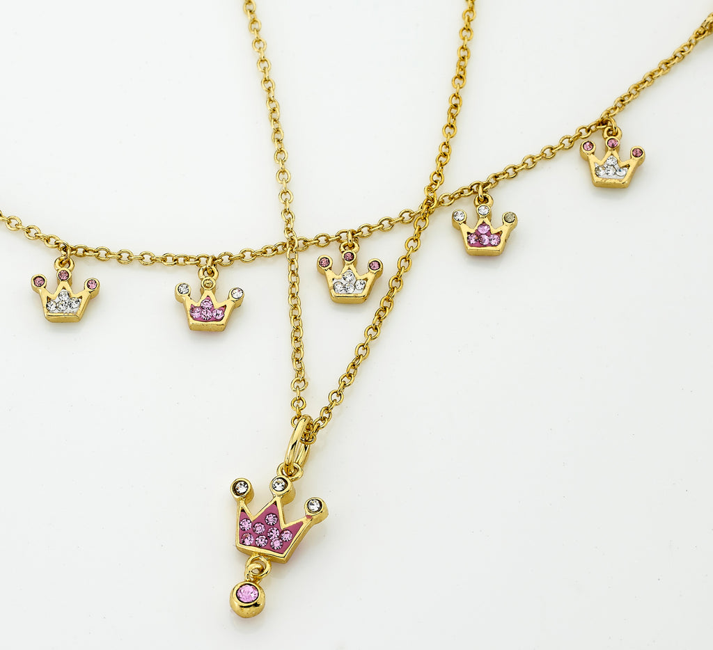 Pretty Princess Crown Necklace