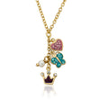 Princess Cluster Necklace