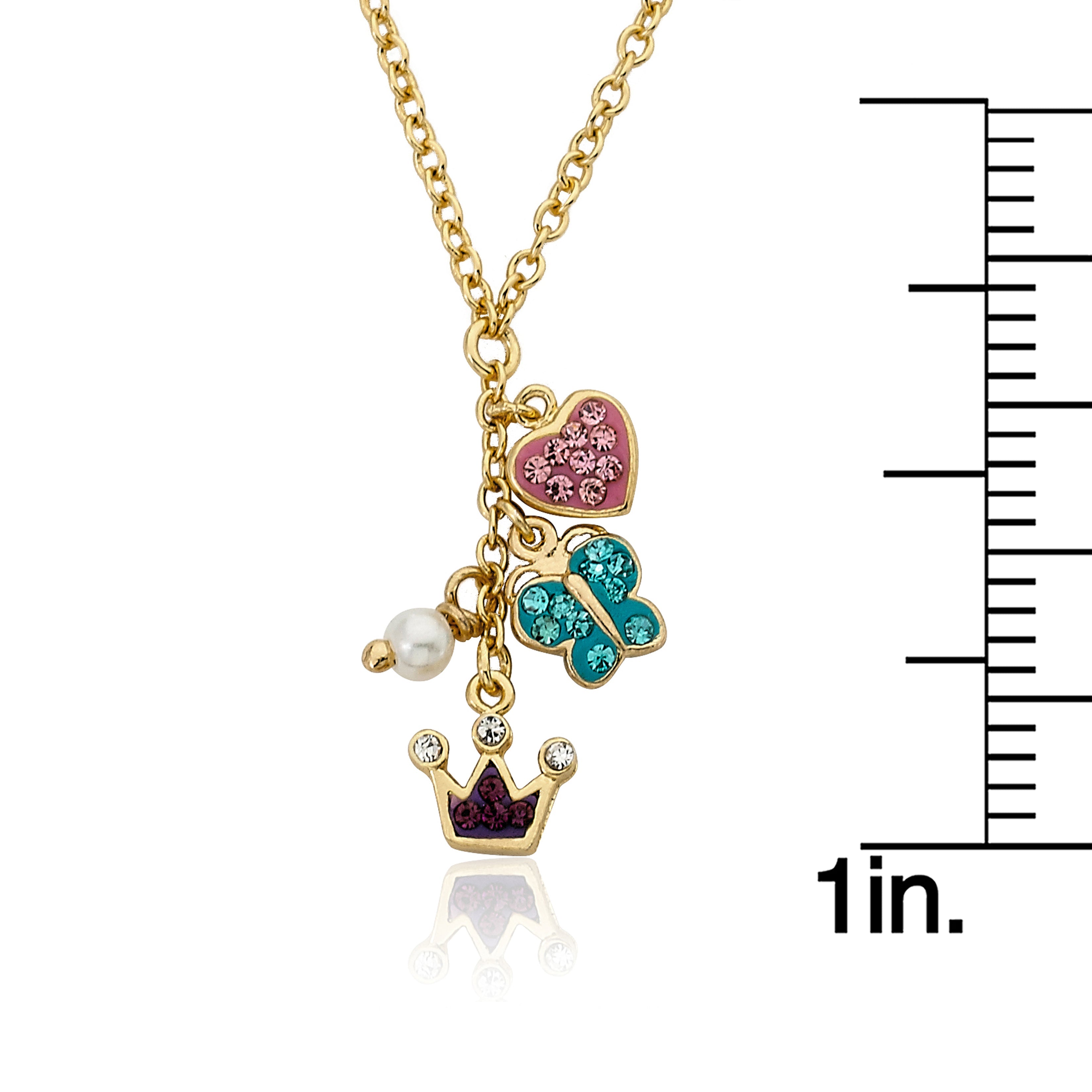 Princess Cluster Necklace