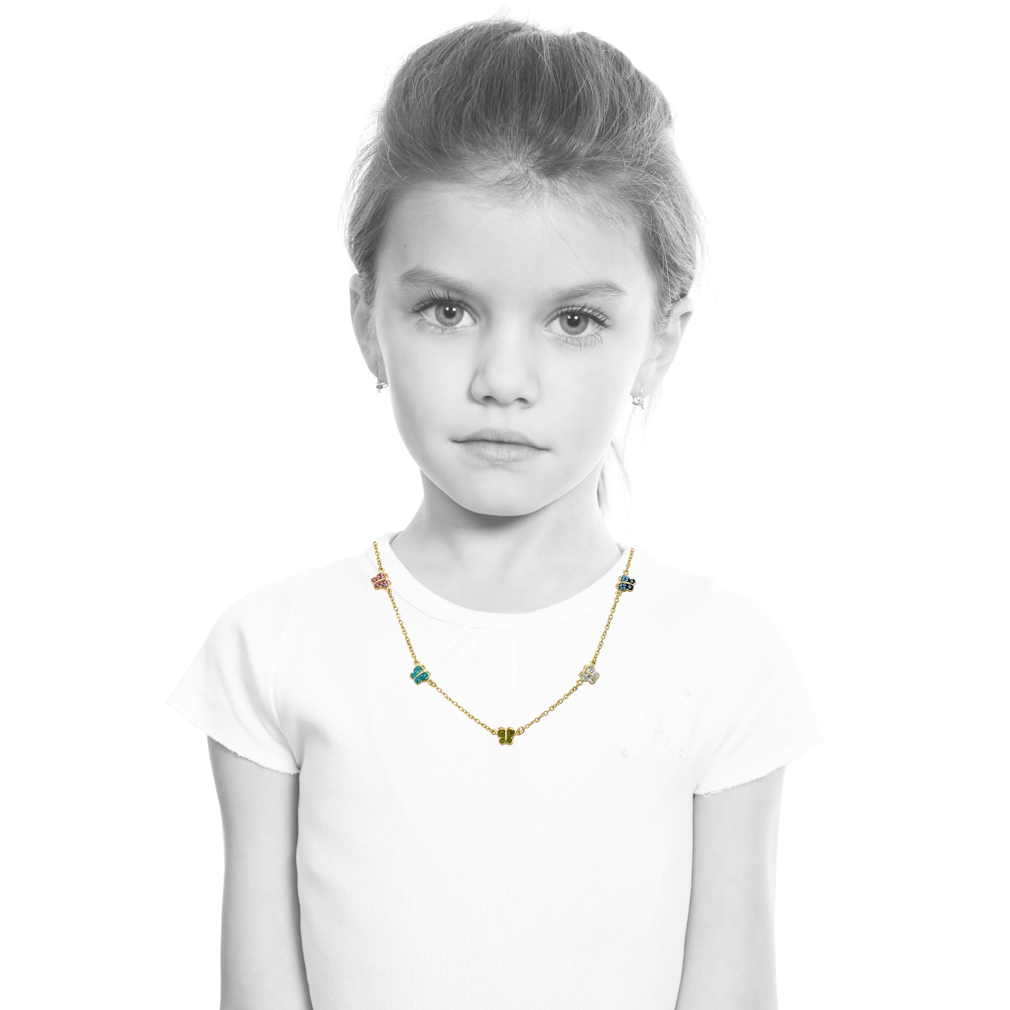 Shine Bright Crystal Butterfly Chain Necklace