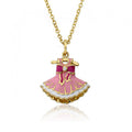 Ballerina Dress Pendant Necklace