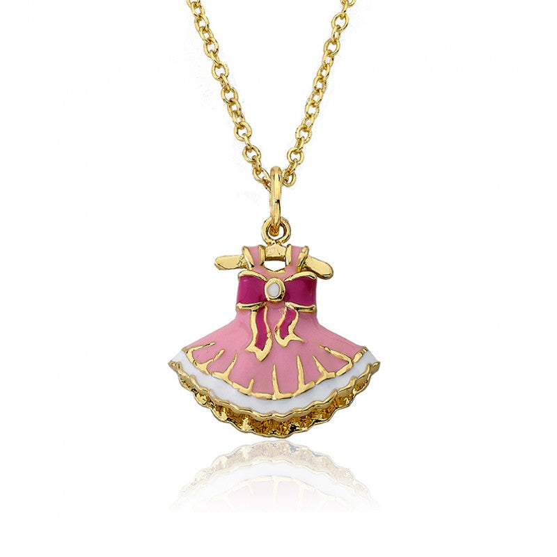Ballerina Dress Pendant Necklace