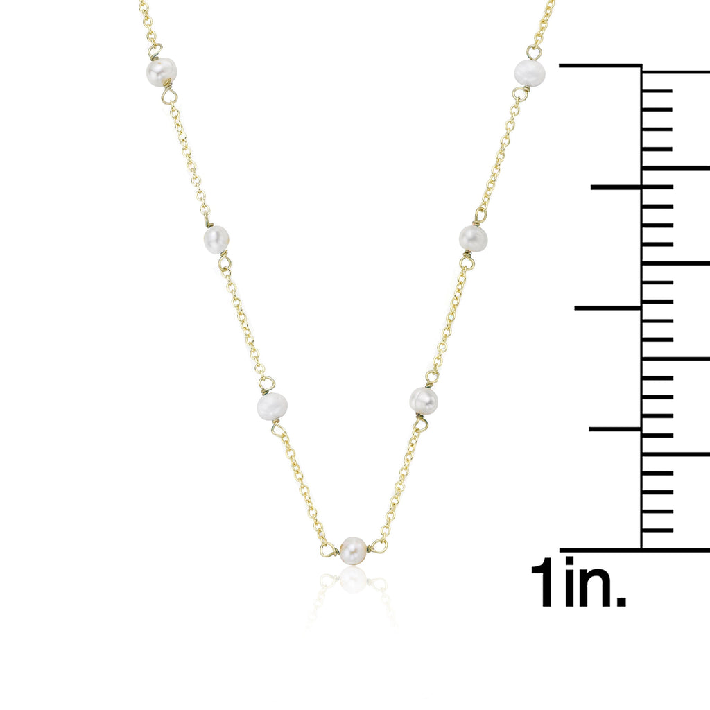 Pearl Station Necklace