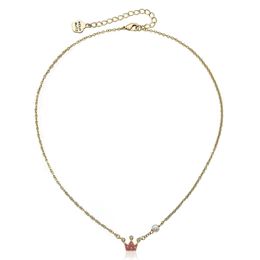Crystal Crown Necklace