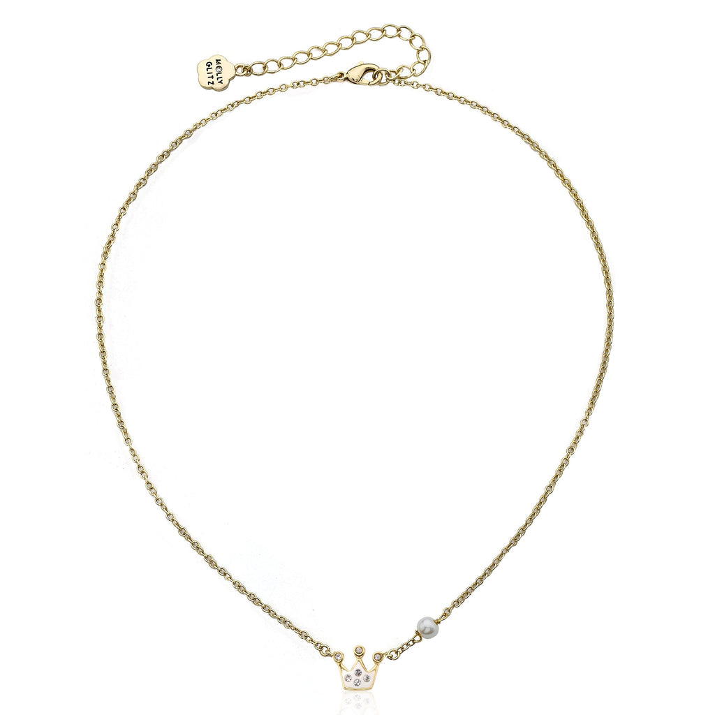 Crystal Crown Necklace