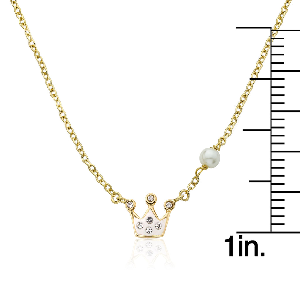 Crystal Crown Necklace